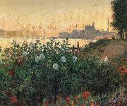 Flowered Riverbank, Claude Monet